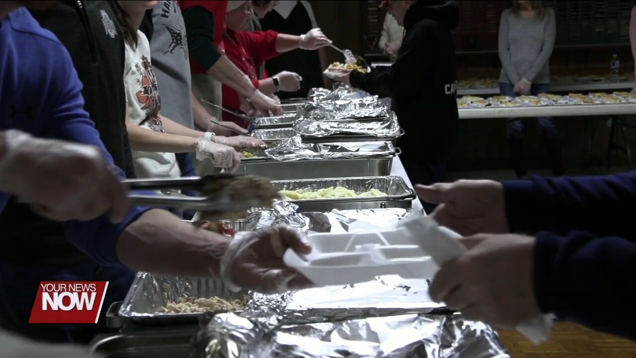 Lima Community Christmas Dinner was held after being postponed due to snowstorm